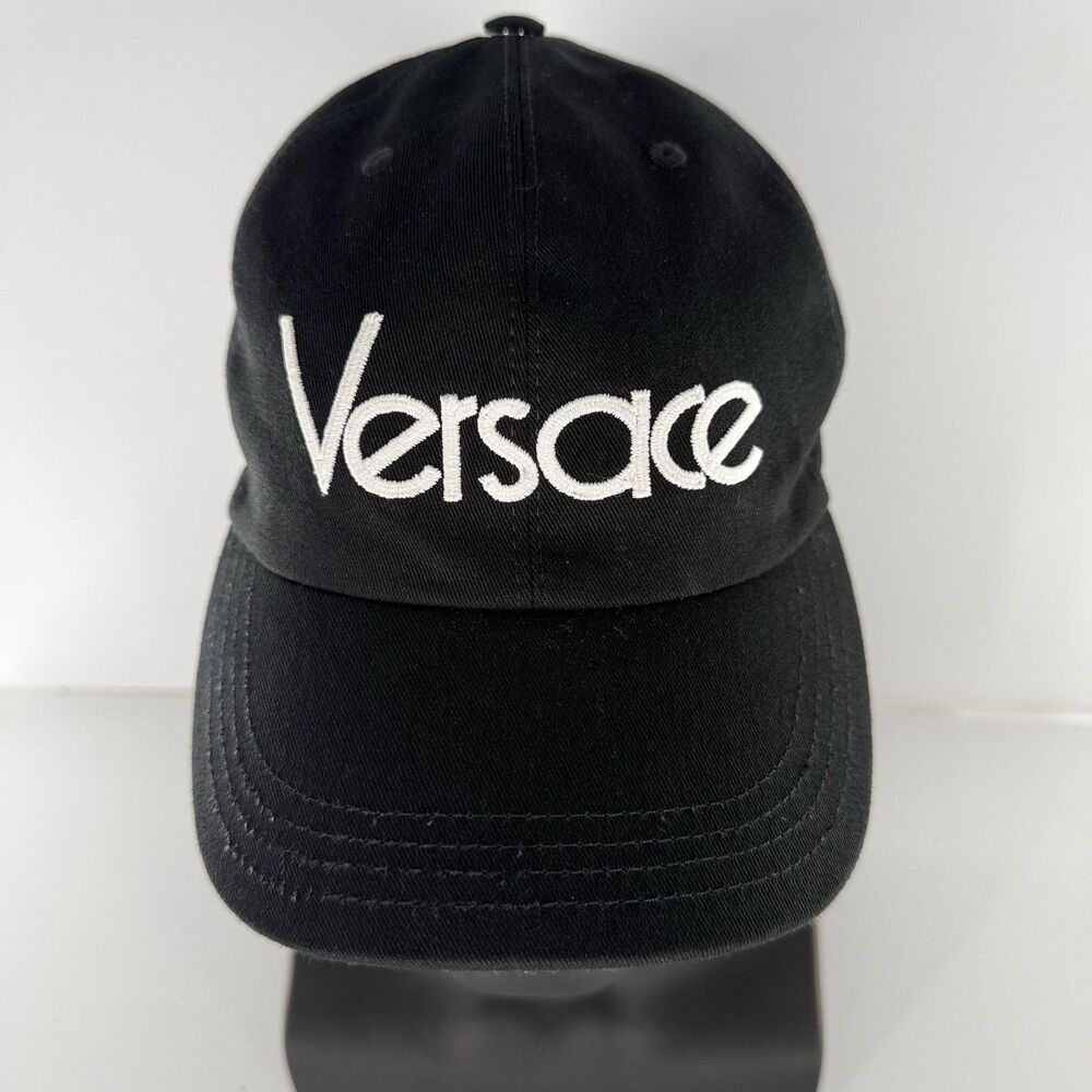 Versace Vintage Logo Baseball Cap Black | Size M | MSRP $360